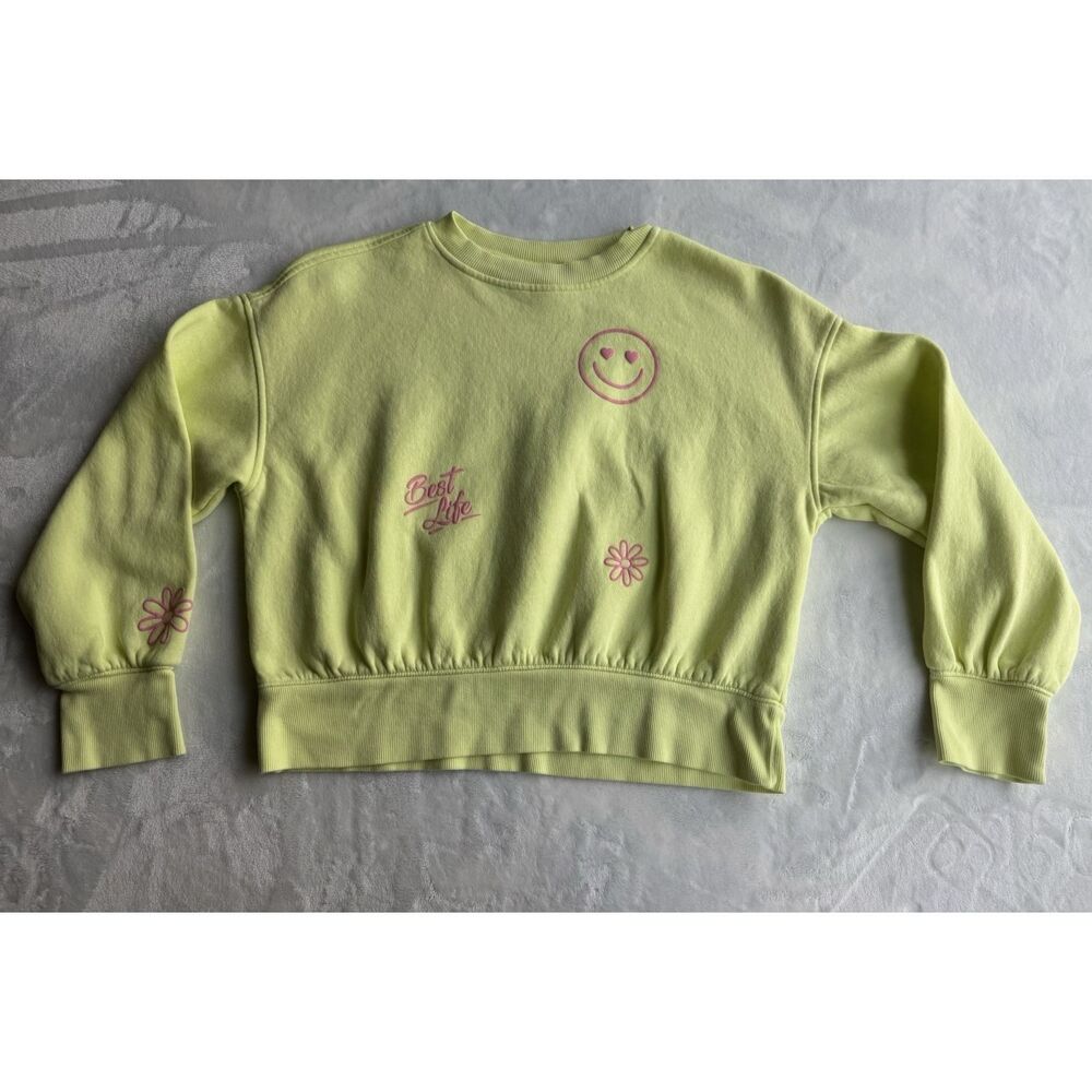 Old Navy Girls' Long Sleeve Top Yellow Size 10/12